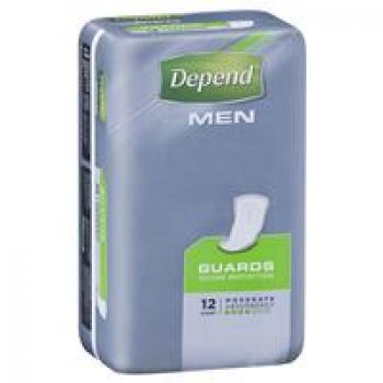 Depend Guards for Men One Size Fits All 12 Pack