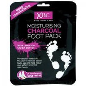 Derma V10 Moisturising Foot Mask Charcoal