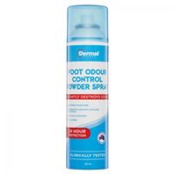 Dermal Therapy Foot Odour Control Powder Spray 210mL