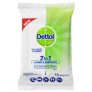 Dettol Hands and Surface Wipes 15pk 2 in 1 Antibacterial
