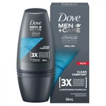 Dove for Men Clinical Protection Roll On Clean Comfort 50ml