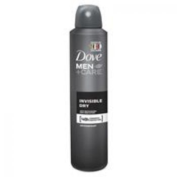 Dove Men Antiperspirant Aerosol Deodorant Invisible Dry 254ml