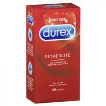 Durex Fetherlite Ultra Thin Feel Condoms Extra Sensitive 10 Pack