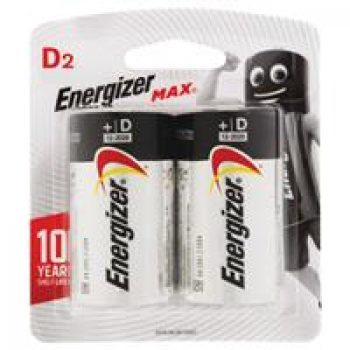 Energizer Max D 2 Pack