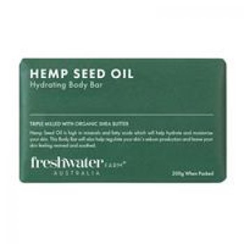 Freshwater Farm Australia Hemp Seed Oil Hydrating Body Bar 200g