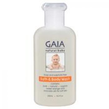 Gaia Natural Baby Bath & Body Wash 250ml