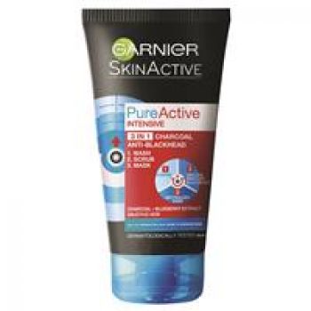 Garnier SkinActive Pure Active Intensive Charcoal 3-in-1 150mL