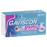 Gaviscon Dual Action Chewable Tablets Peppermint Heartburn & Indigestion Relief 32 Pack