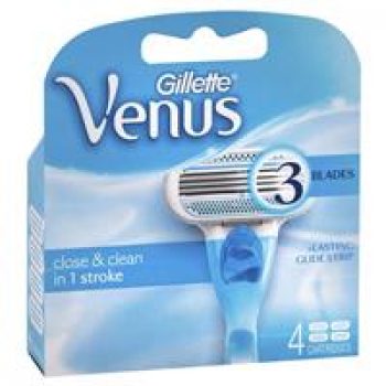 Gillette Venus Shaving Blades Refill 4 Pack