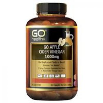 GO Healthy Apple Cider Vinegar 1000mg 90 Vege Capsules