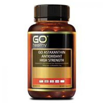 Go Healthy Astaxanthin Antioxidant High Strength 60 Soft Capsules Exclusive Size