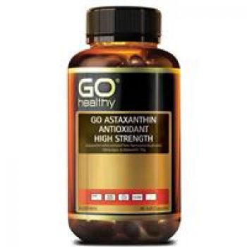 Go Healthy Astaxanthin Antioxidant High Strength 90 Soft Capsules Exclusive Size