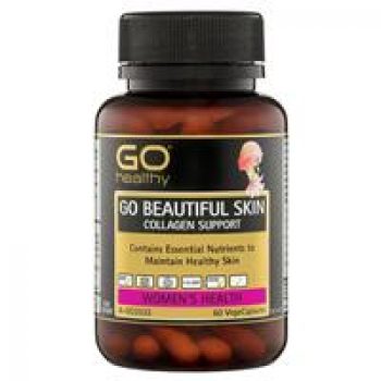 GO Healthy Beautiful Skin Collagen Support 60 Vege Capsules
