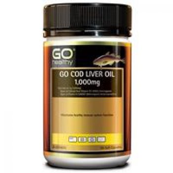 Go Healthy Cod Liver Oil 1000mg 100 Soft Capsules Exclusive Size