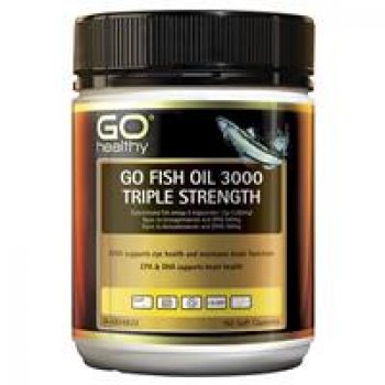 Go Healthy Fish 3000 Triple Strength Softgel 150 Capsules Exclusive Size