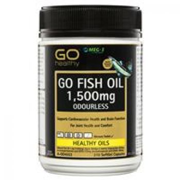 GO Healthy Fish Oil 1500mg Odourless 210 Capsules