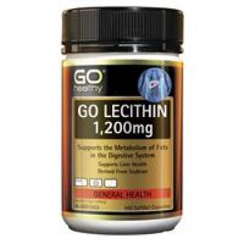 GO Healthy Lecithin 1200mg 100 Capsules