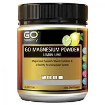 GO Healthy Magnesium Powder Lemon Lime 250g