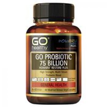 GO Healthy Probiotic Support 75 Billion 60 Vege Capsules