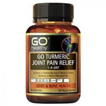 GO Healthy Turmeric Joint Pain Relief 1 A Day 60 Vege Capsules