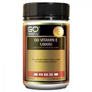 Go Healthy Vitamin E 1000IU Softgel 120 Capsules Exclusive Size