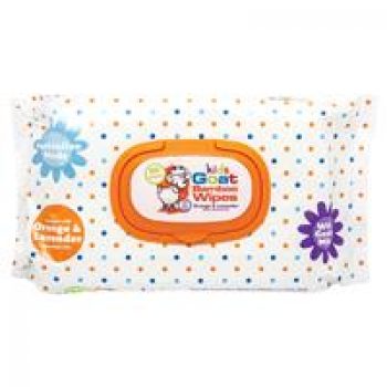Goat Kids Bamboo Wipes Orange & Lavender 80 Pack