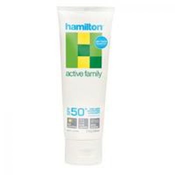 Hamilton Sun SPF 50+ Active Family Lotion 110g