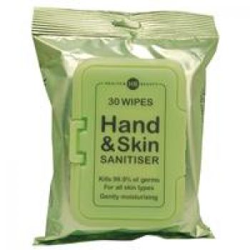 Health & Beauty Antibacterial Wipes 30 Pack