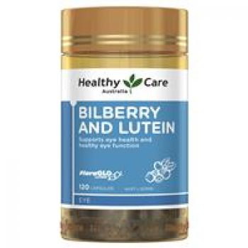 Healthy Care Bilberry & Lutein 120 Capsules