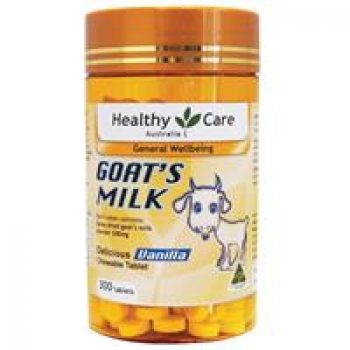 Healthy Care Goat Milk Vanilla Flavour Chewable 300 Tablets