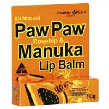 Healthy Care Paw Paw Rosehip & Manuka Lip Balm 10g