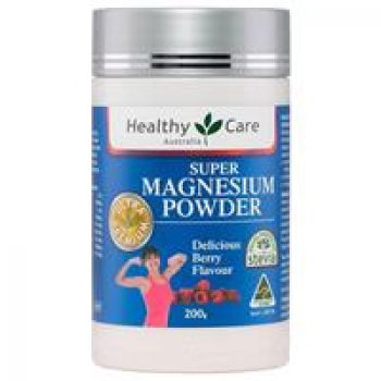Healthy Care Super Magnesium Raspberry Powder 200g