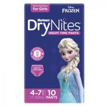 Huggies DryNites Girl 4+ Years 10 Pack