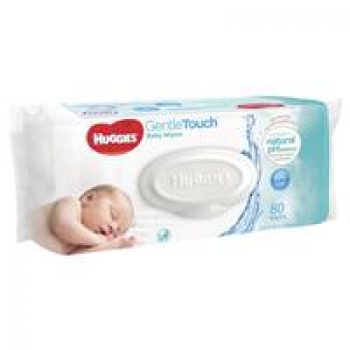 Huggies Gentle Touch Baby Wipes 80 Pack