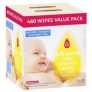 Johnson’s Baby Skincare Wipes Ultra Sensitive Fragrance Free 6 x 80 Pack
