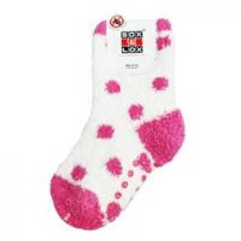 Kids Bed Socks Hot Pink Large