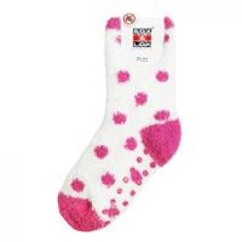 Kids Bed Socks Hot Pink Size Medium