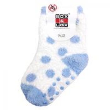 Kids Bed Socks Sky Blue Large
