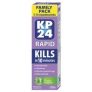 KP24 Rapid 10 Minute Head Lice/Nit Solution 250ml with Comb Family Pack