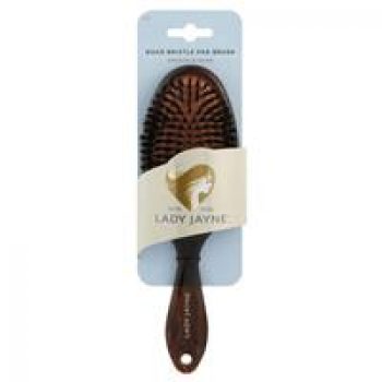 Lady Jayne Pad Brush, 100% Boar Bristle, Large