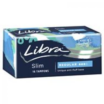 Libra Tampons Tapered Design Regular 16