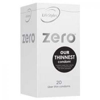 LifeStyles Zero Condoms 20 Pack