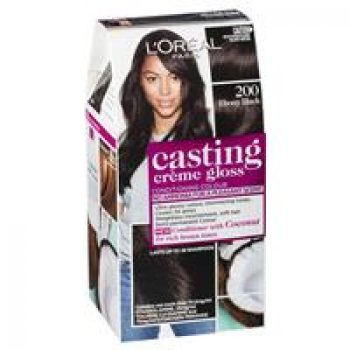 L’Oreal Paris Casting Creme Gloss Semi-Permanent Hair Colour – 200 Ebony Black (Ammonia Free)