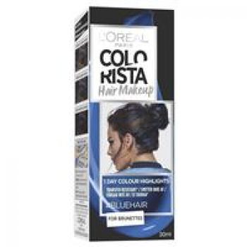 L’Oreal Paris Colorista Hair Makeup – Blue (Temporary 1-day Colour Highlights)