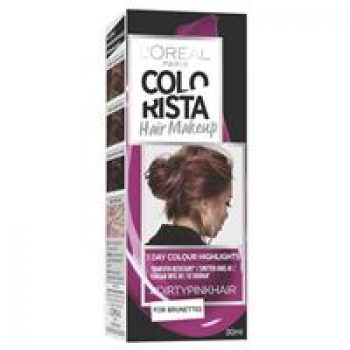 L’Oreal Paris Colorista Hair Makeup – Dirty Pink (Temporary 1-day Colour Highlights)