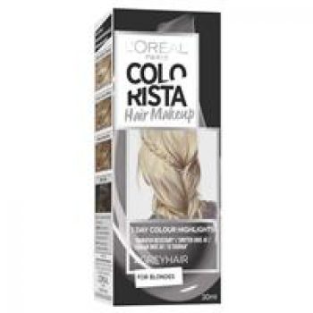 L’Oreal Paris Colorista Hair Makeup – Grey (Temporary 1-day Colour Highlights)