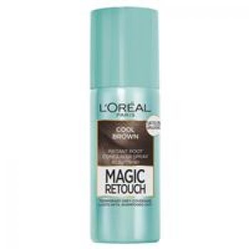 L’Oreal Paris Magic Retouch Temporary Root Concealer Spray – Cool Brown (Instant Grey Hair Coverage)