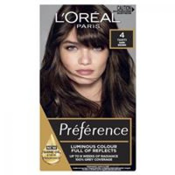 L'Oreal Paris Preference Permanent Hair Colour - 4 Tahiti (Intense ...