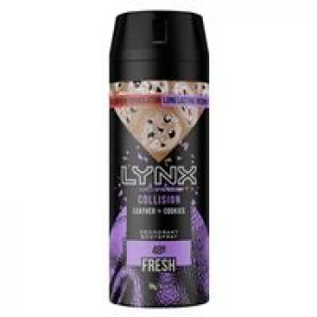 Lynx Deodorant Collision Leather + Cookies 165ml