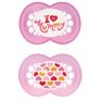 MAM Love & Affection Soothers 4-24 Months 2 Pack Online Only
